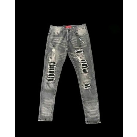 CELANA RUCAS GRAPHITE BIKERS JEANS