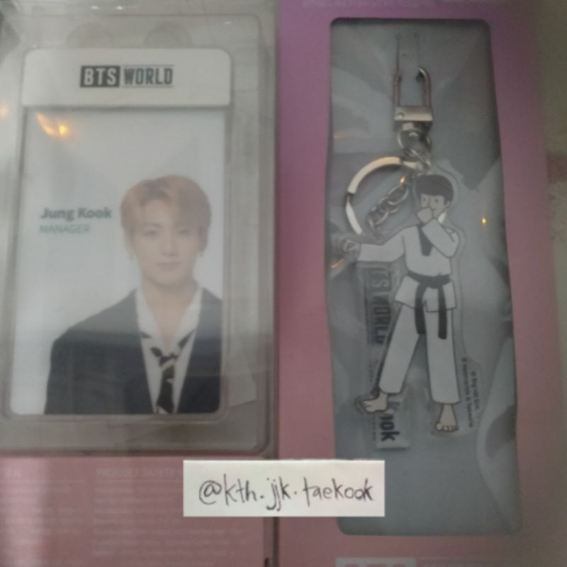 BTSW BTS WORLD JUNGKOOK KEYRING ID CARD