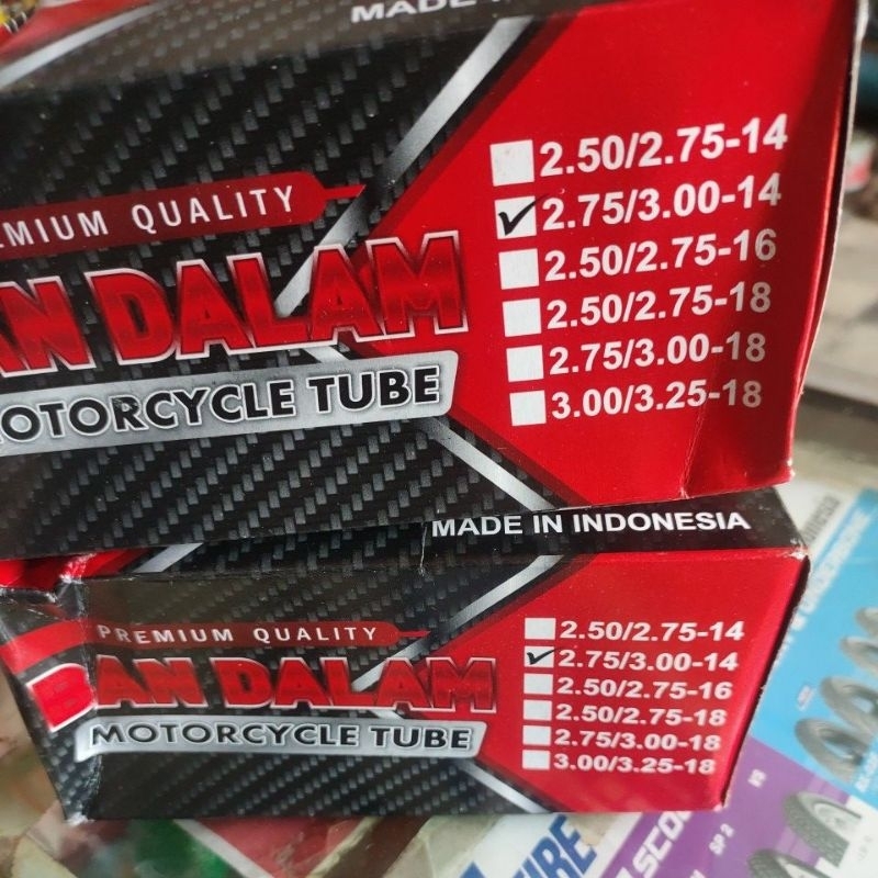 BAN DALAM BUAT MOTOR METIC BELAKANG VARIO, BEAT UKURAN 275/300-14