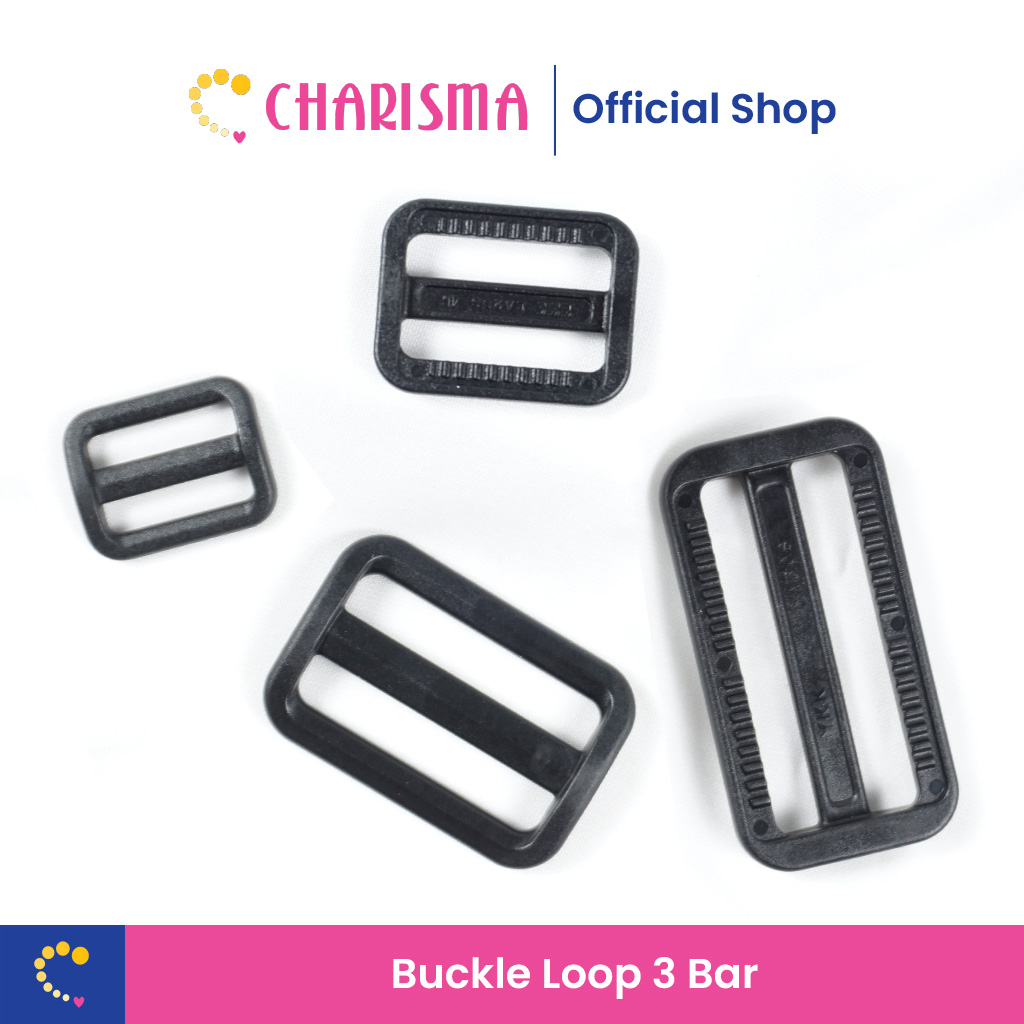 Charisma Ring Jalan Tas Buckle - Ring Kotak Bahan Plastik Acetal 2cm/2,5cm/4cm/5cm