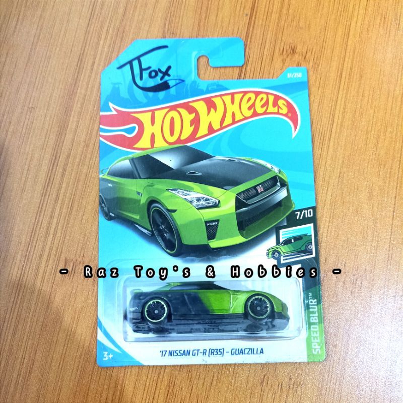 Hotwheels Nissan GTR R35 Guaczilla