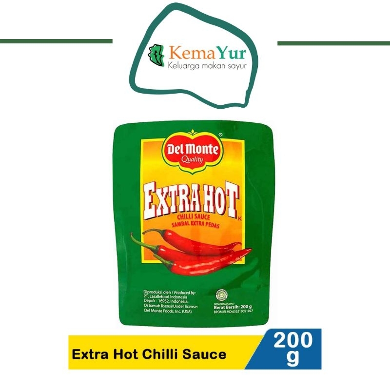 

DELMONTE SAMBAL EXTRA HOT 250 GR