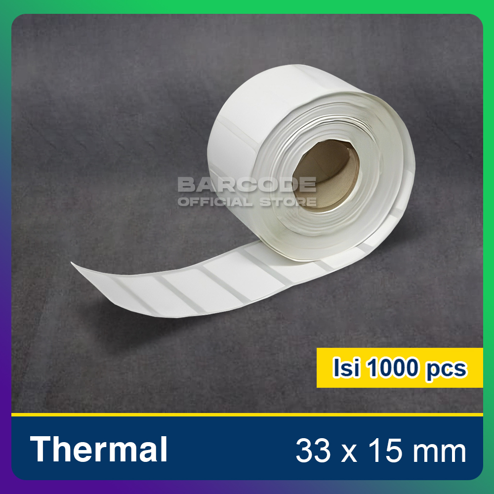 

Label Barcode Thermal 33x15 / 33x15mm 1 Line 1.000Pcs