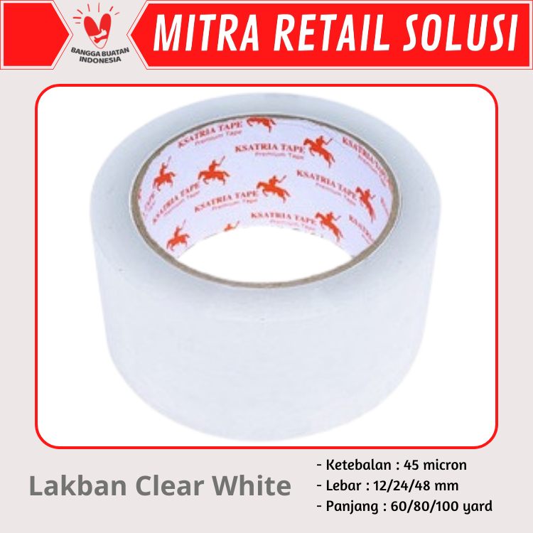 

Lakban Clear White