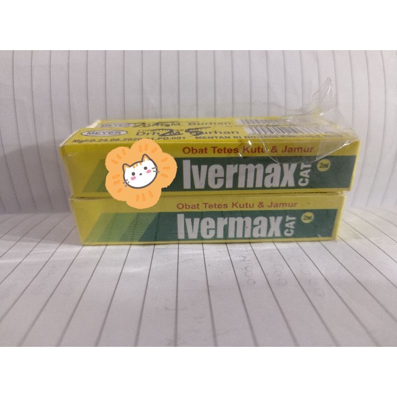 IVERMAX CAT mengatasi kutu jamur