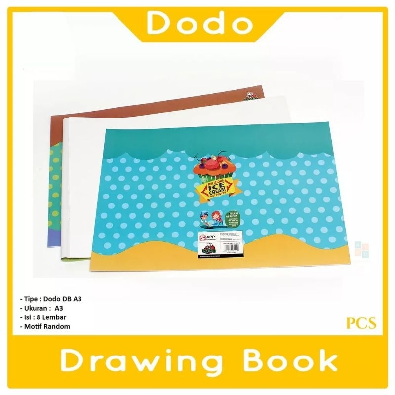 

(ECER) Buku Gambar DODO BY SIDU Drawing Book A4