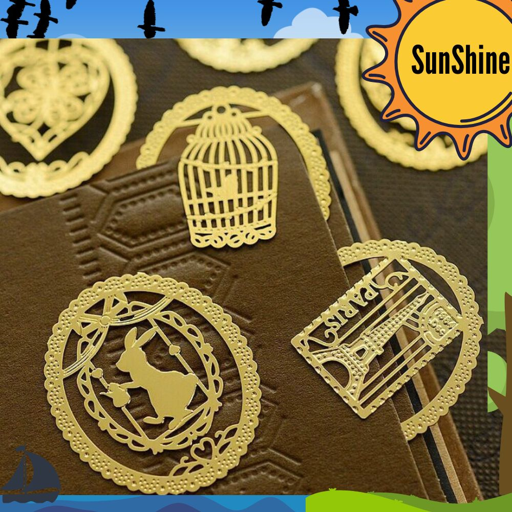 

✨ Sunshine Fancy ✨ Pembatas Buku Lucu / Bookmark Cute Metal AT0050
