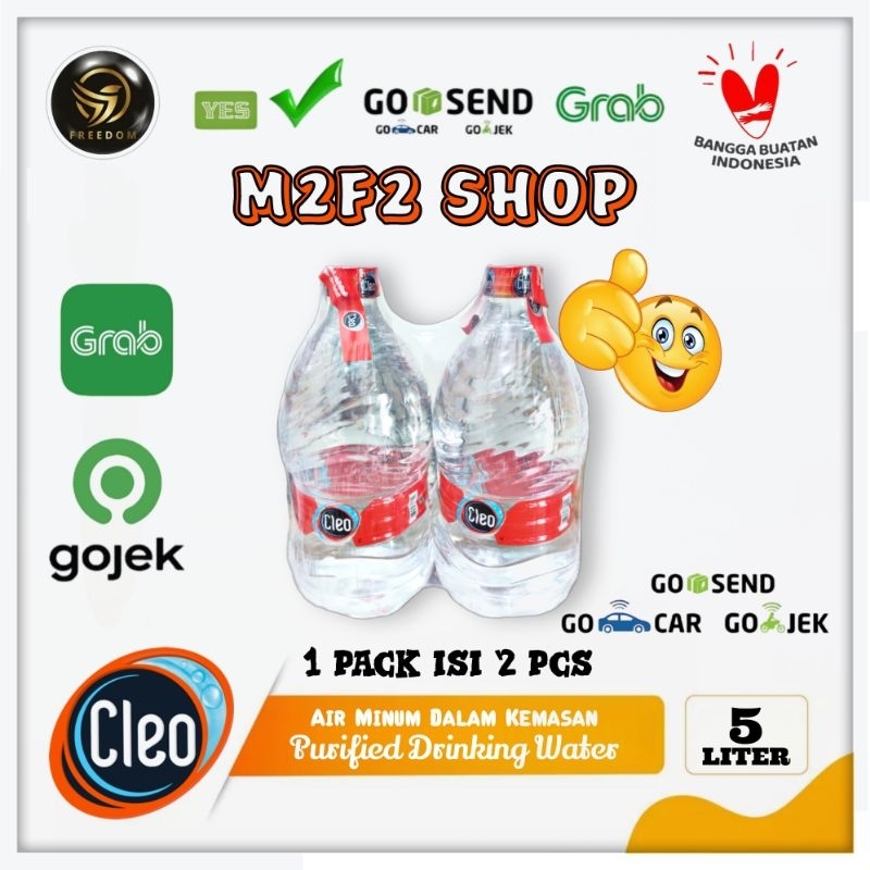 

Air Mineral Cleo Baby Galon + isi 5 liter Kemasan Pack (Khusus Bluebird/Gosend/Grab)