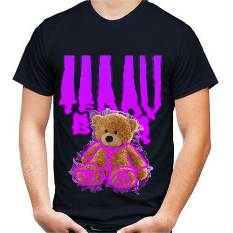 T SHIRT JUMBO TADDY BEAR WANITA PRIA