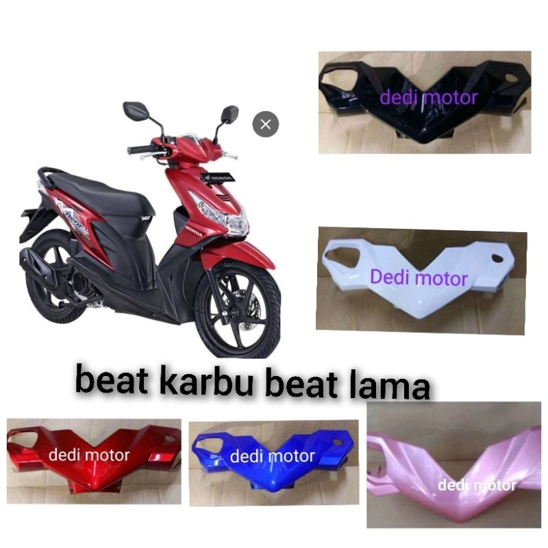 Batok depan beat  karbu hitam Batok depan beat karbu putih Batok depan beat  karbu biru Batok depan 