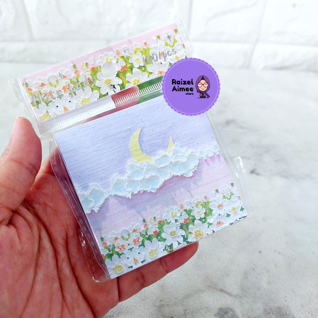 

NOTEPAD UNGU LILAC ANEKA MOTIF