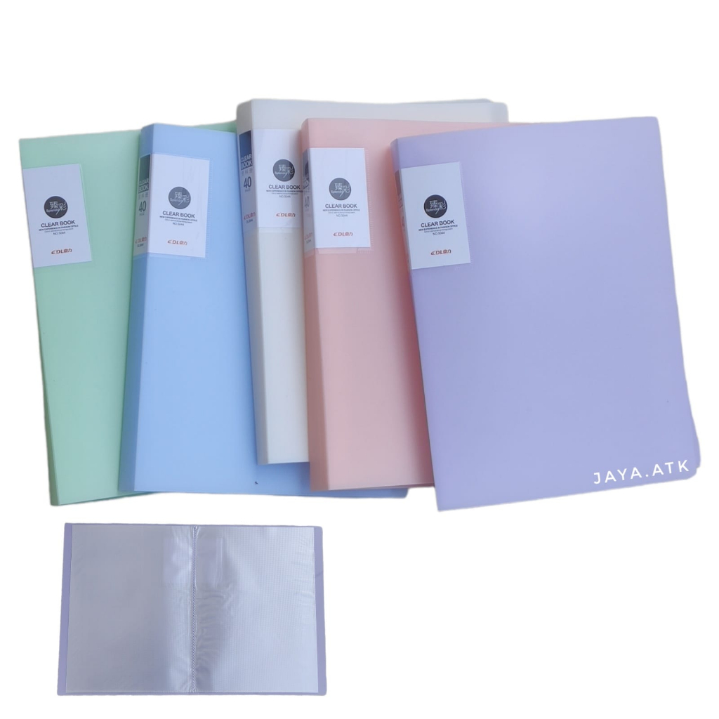

MAP CLEAR HOLDER A4 40 LBR DOKUMEN WARNA PASTEL LUCU DOCUMENT KEEPER FOLDER