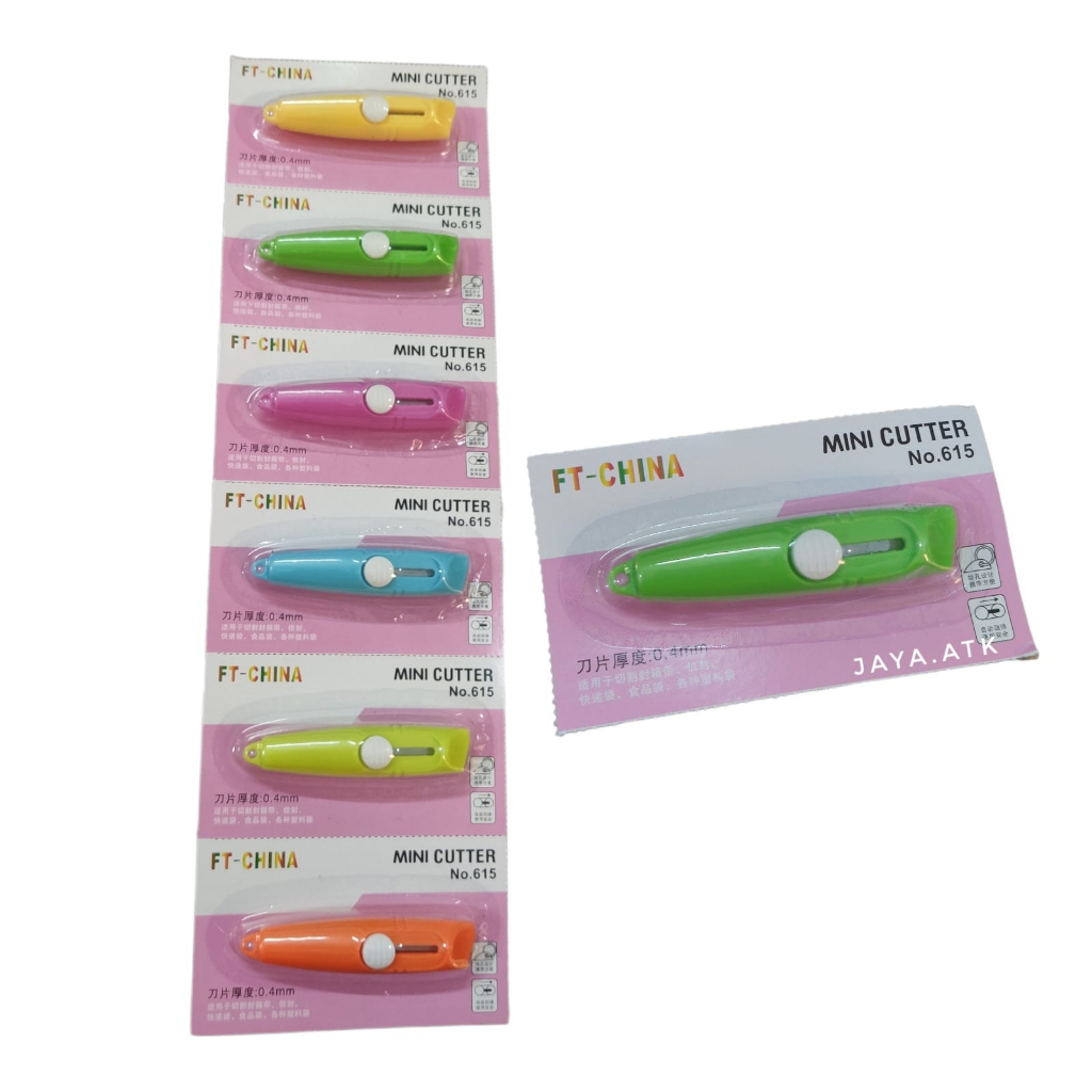 

CUTTER MINI PISAU UNBOXING PAKET KATER SAKU BENTUK WARNA LUCU