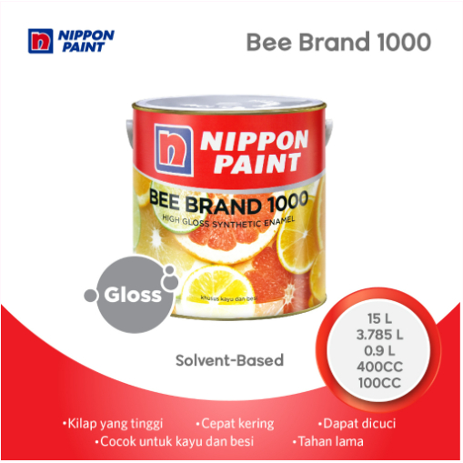 CAT KAYU BESI 1KG NIPPON BEE BRAND PAGAR KANOPI SENG TALANG GALVALUM BISA REQUEST WARNA