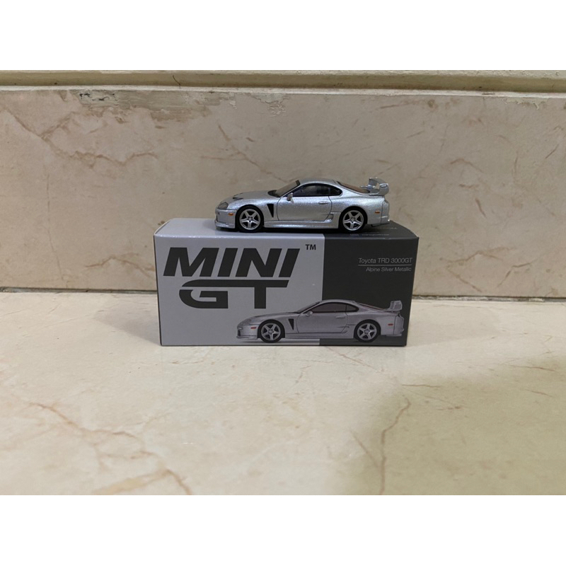Toyota supra mk 4 Alpine Silver Metalic Mini gt