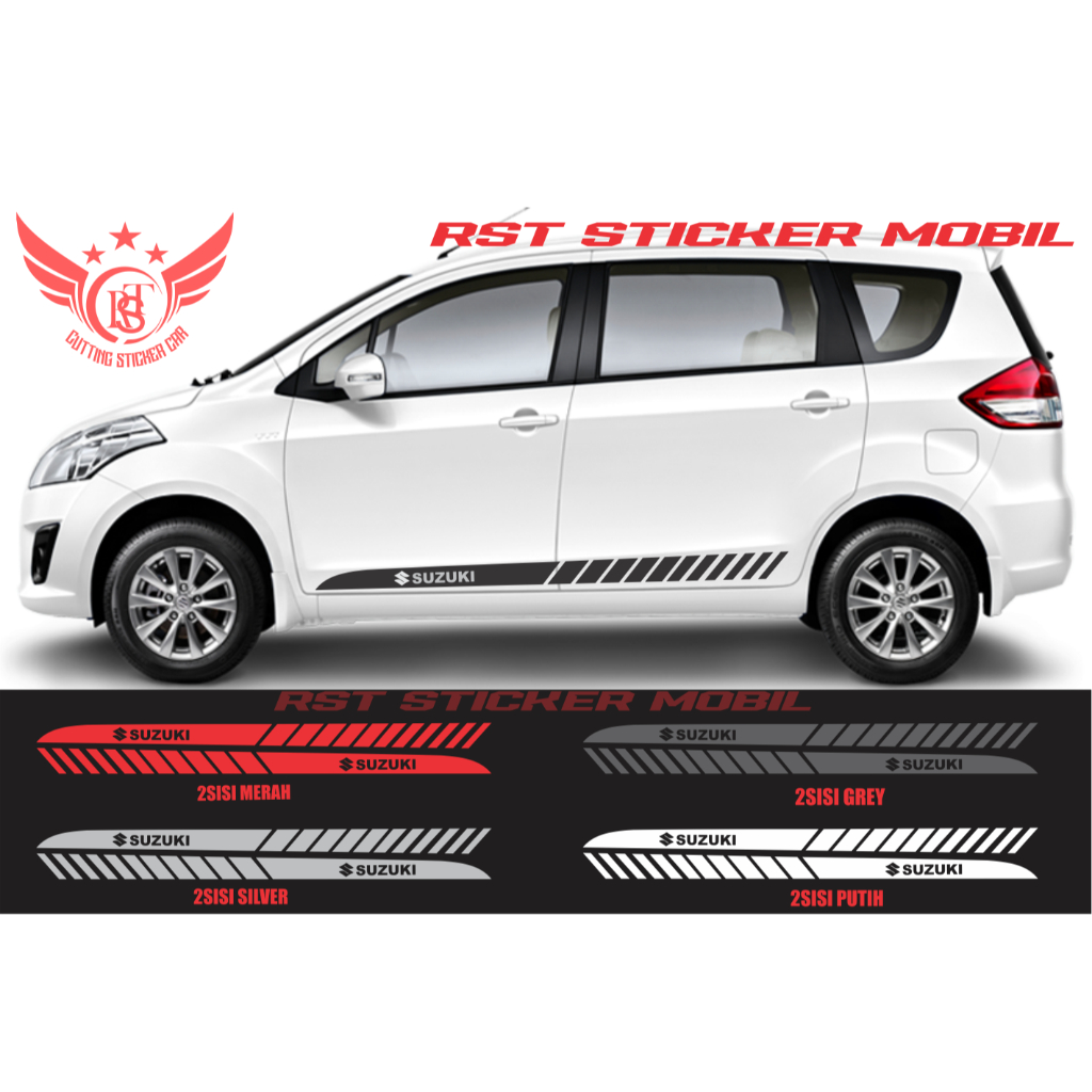 PROMO STICKER STIKER LIST BODY SAMPING MOBIL SUZUKI CUTTING STICKER MOBIL SUZUKI ERTIGA KARHIMUN IGN