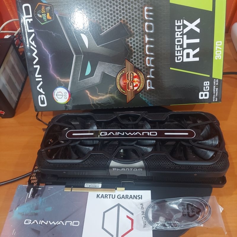 NVIDIA GEFORCE GAINWARD RTX 3070 PHANTOM GS 8GB DDR6 NON LHR SEKEN