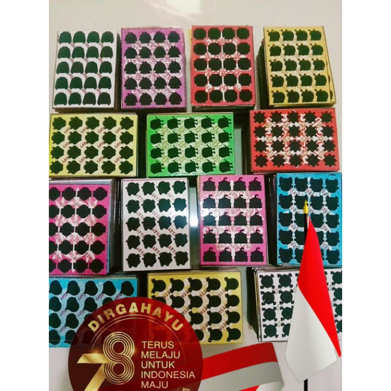 Gosokan Bom 20 titik isi 2000pcs motif campur bisa Cod