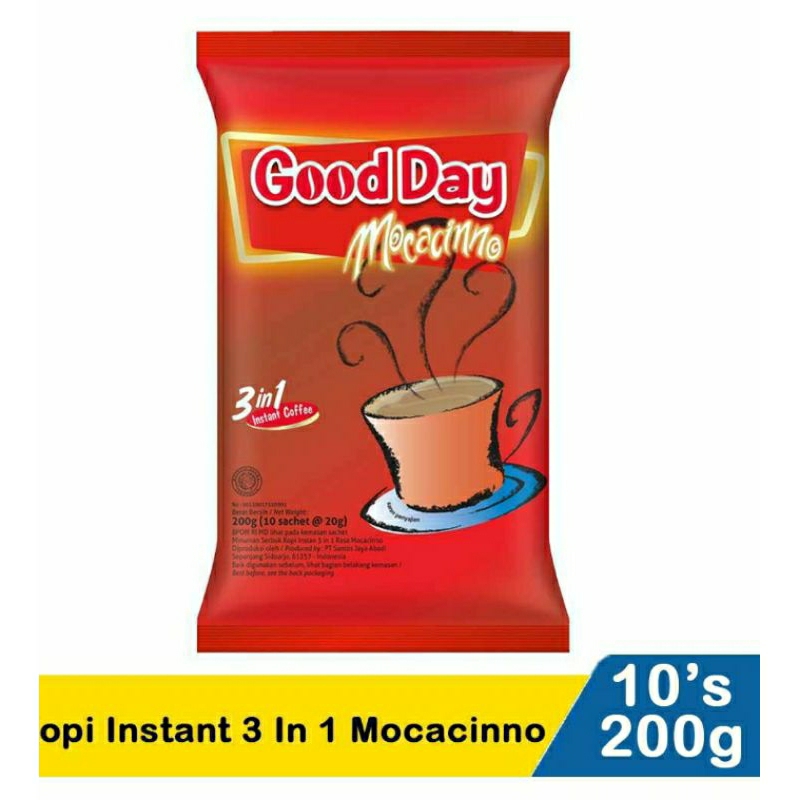 

GOODDAY KOPI INSTAN Isi 10