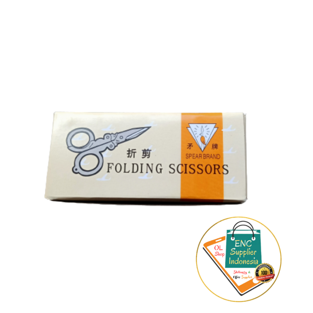 

folding scissors 1 buah gunting lipat kecil folding scissors per pcs - enc.sup