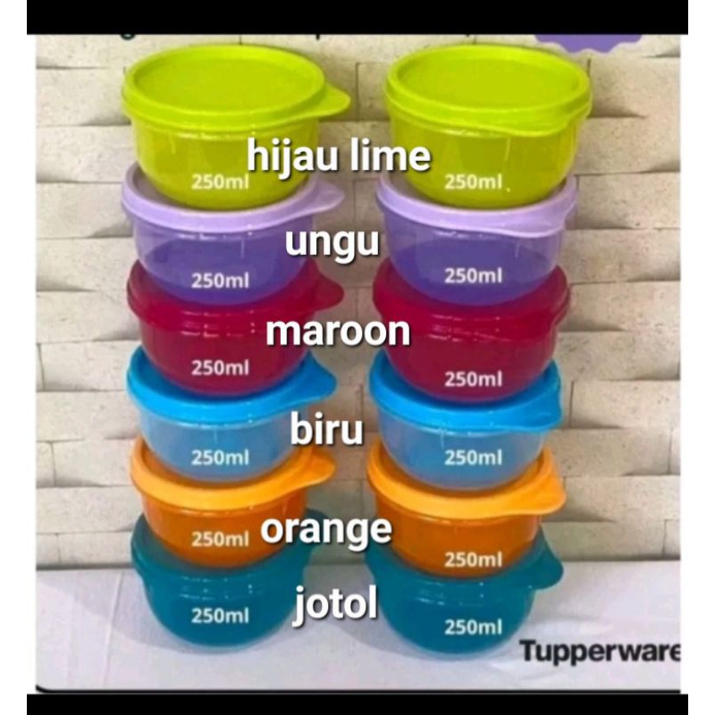 summer cup tupperware 250l / summer cup 250ml / wadah tempat mpasi tupperware