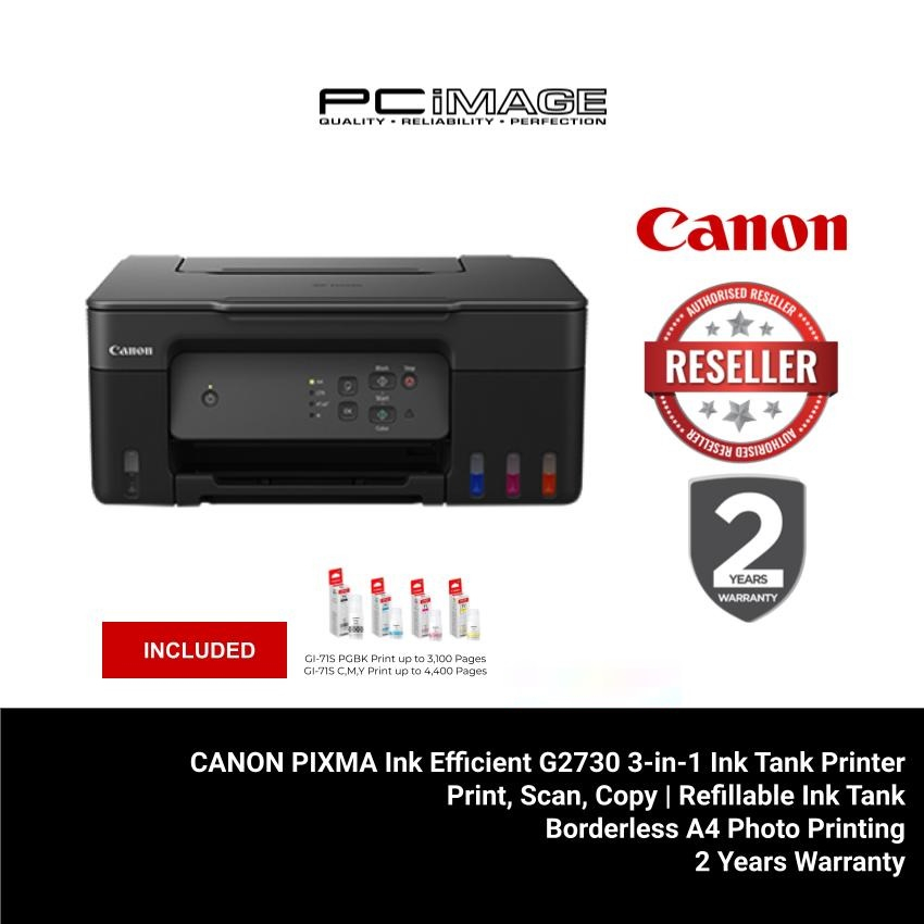Printer Canon G2730 All In One Print Scan Copy Ink Tank