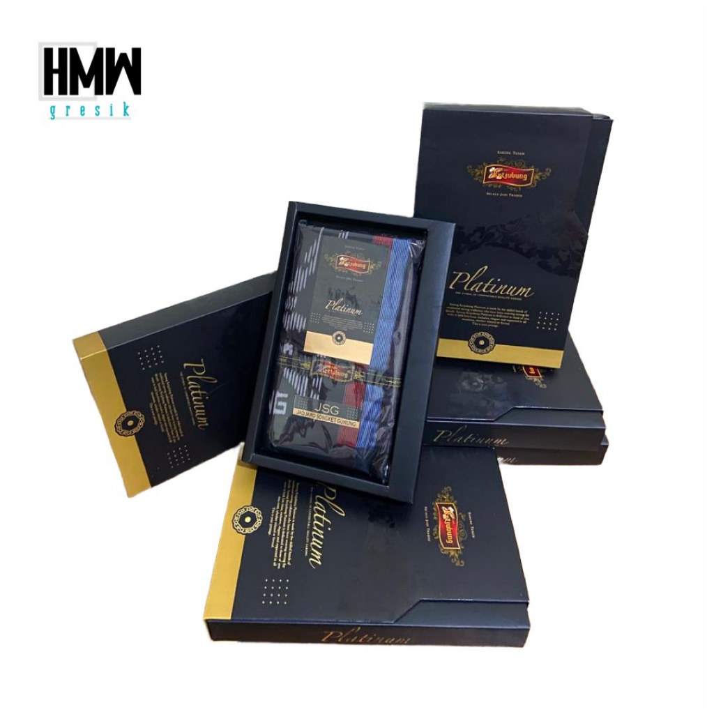Sarung Tenun Ketjubung Platinum JSG (Jacquard Songket Gunung)
