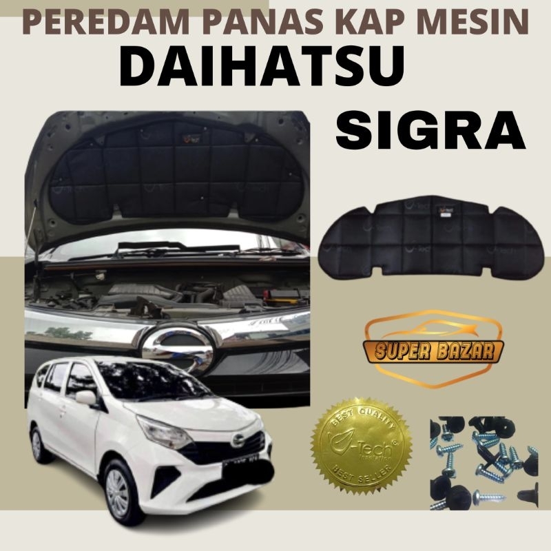 Vtech peredam panas kap mesin mobil daihatsu sigra