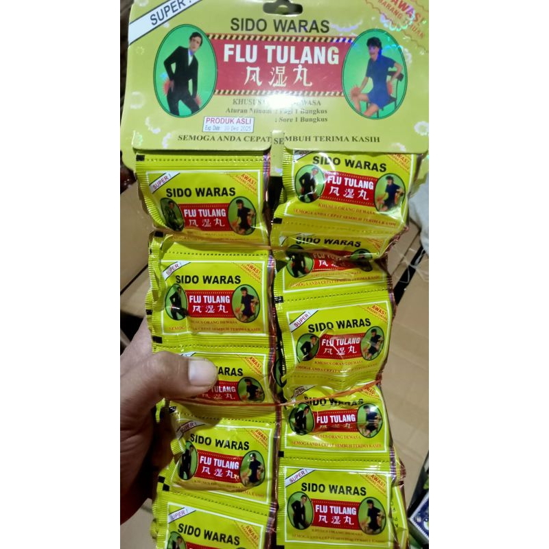 

flu tulang sidowaras 20 saset isi 2 kapsul