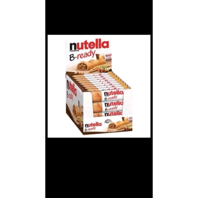 

Nutella B-Ready Bready 1 pcs X 22 grm BPOM FERRERO HALLAL ITALY PROMO T.1