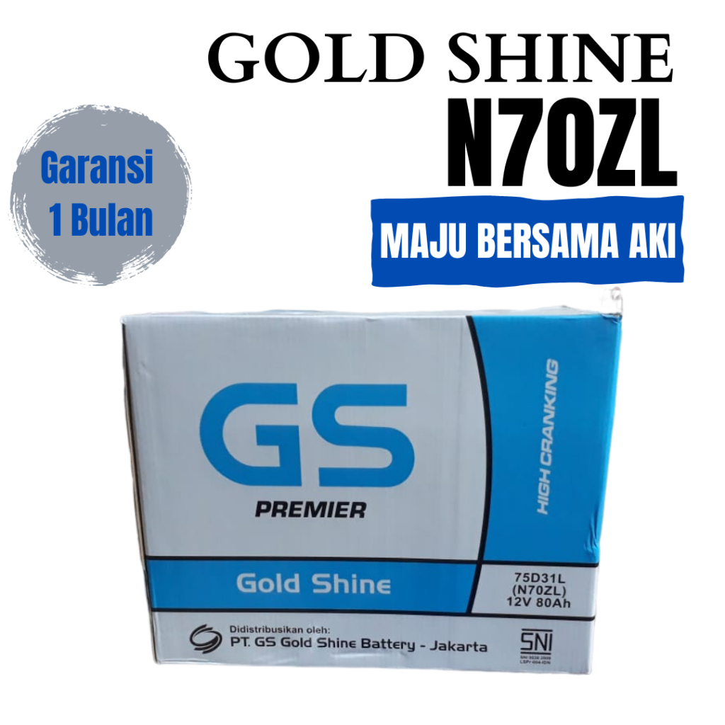 Aki Nissan Murano Patrol GoldShine N70ZL Aki Conventional