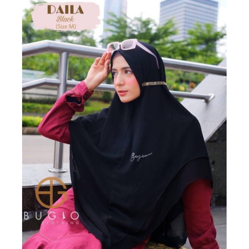 KHIMAR DAILA BY BUGIO (KHIMAR TALI PREMIUM CERUTY)