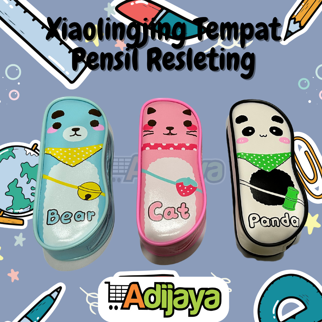 

Tempat Pensil / Kotak / Wadah / Dosgrip Xiaolingjing ( 1 Pcs ) / Kotak Pensil Anak Motif Lucu Fancy BD-193