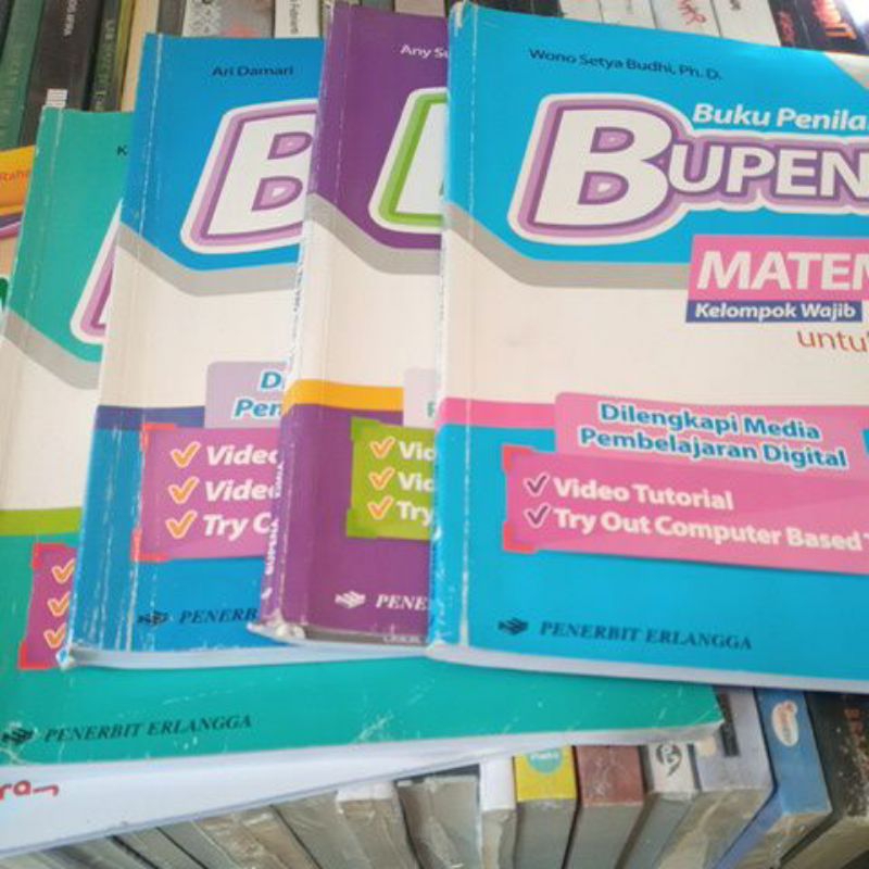 buku penilaian MATEMATIKA FISIKA BAHASA INGGRIS INDONESIA BIOLOGI KIMIA bupena SMA kelas 1 2 3origin
