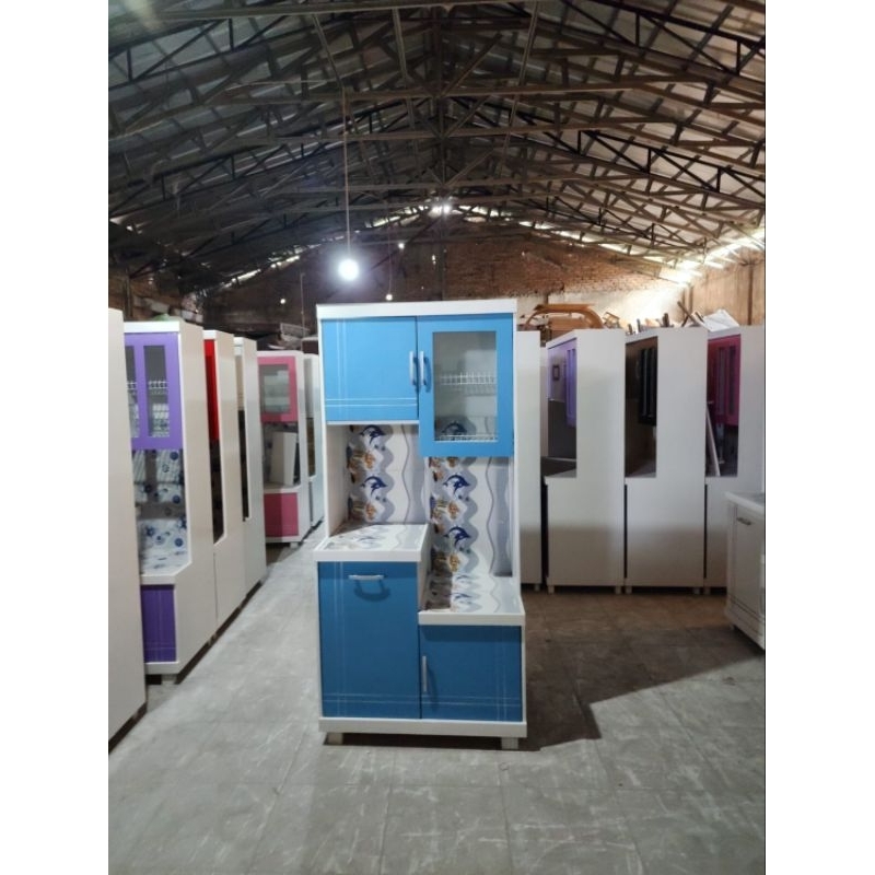 Rak sayur 2pintu, rak piring minimalis