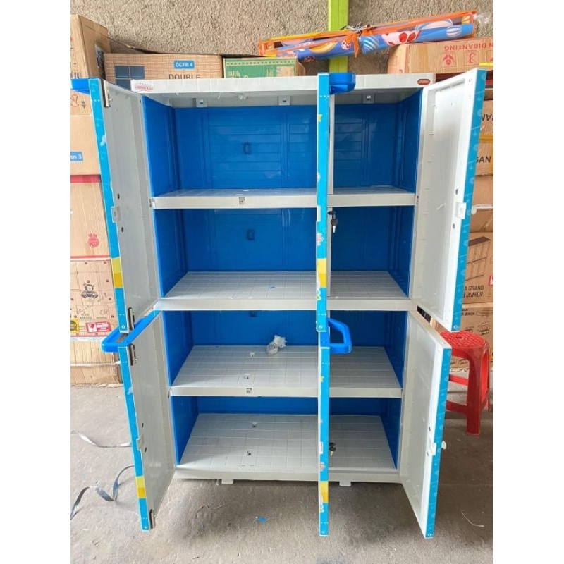 Lemari plastik, lemari box, lemari susun naiba
