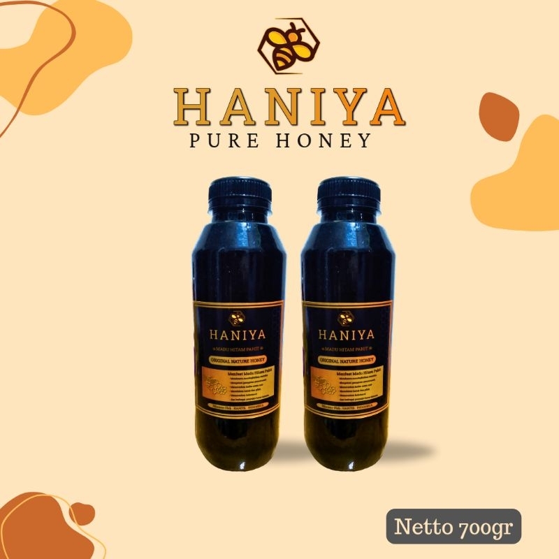 

Madu Haniya Asli Hitam Pahit 700gr