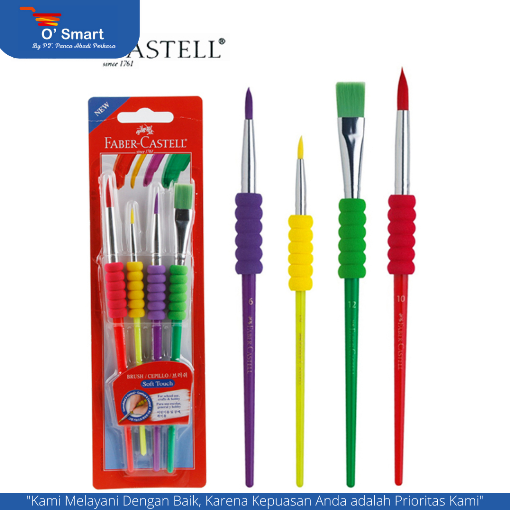 

Faber Castell Kuas SET E2,F2 ISI 4