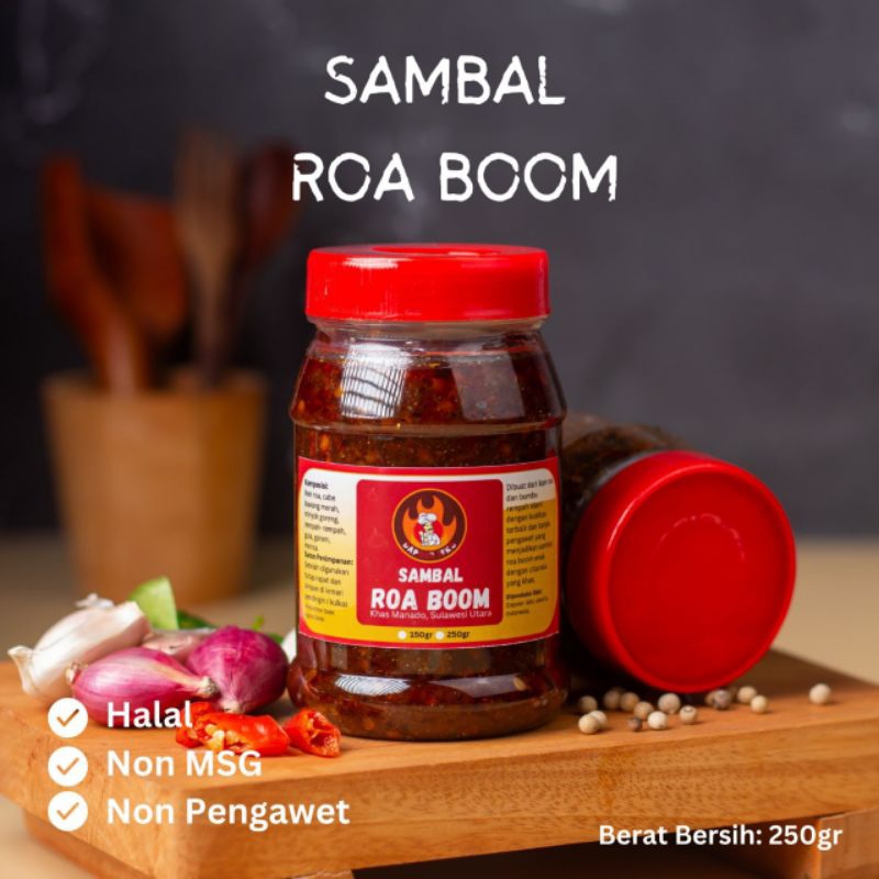 

SAMBAL ROA BOOM 250gr