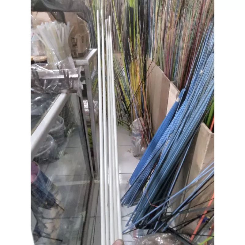 Stik fiber solid belum bubut 100cm,150cm&200cm diameter pangkal ke ujung hampir sama rata,5,7,8 &10m