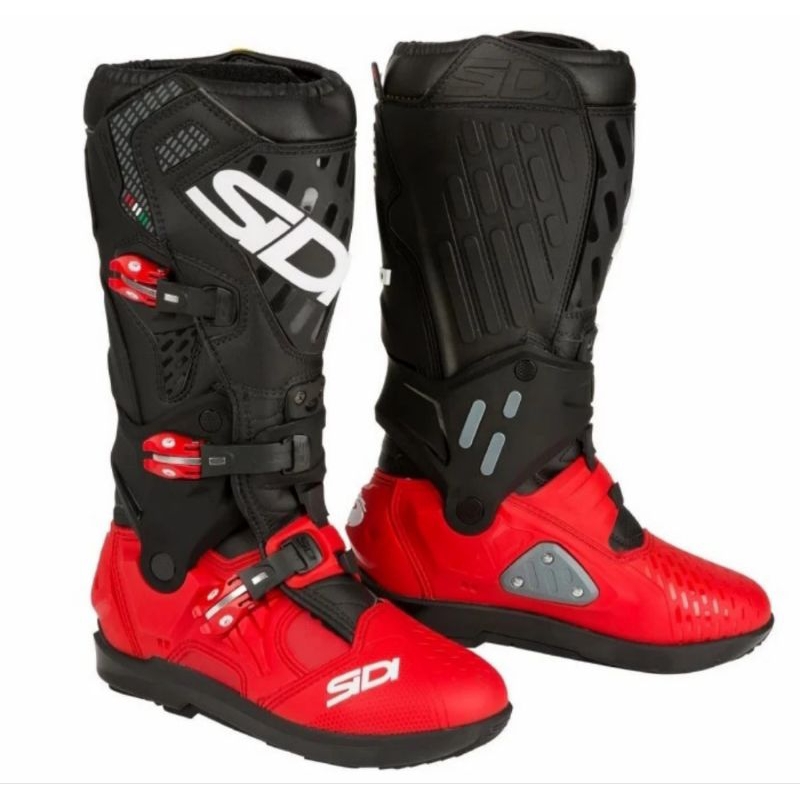 SEPATU SIDI ATOJO SRS MX RED BLACK SEPATU CROSS SIDI FOX GAERNE