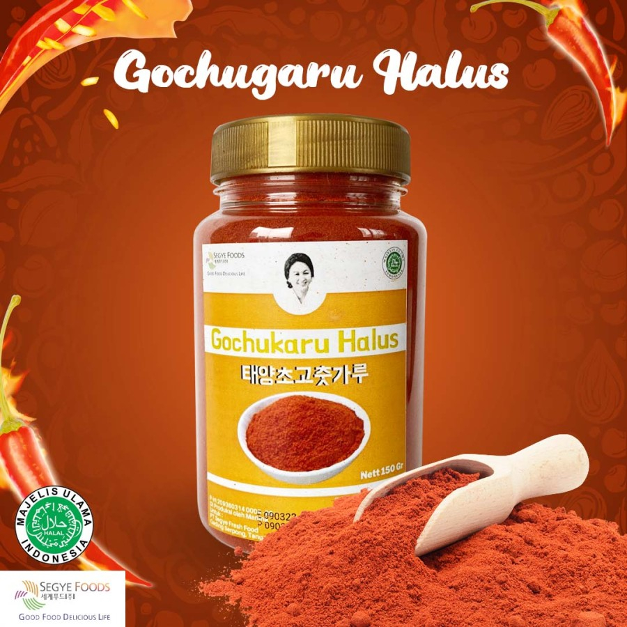 

Segye Bumbu Gochugaru Halus Bumbu Ala Korea | Gochugaru Cabe Halus Korea Halal MUI 150g