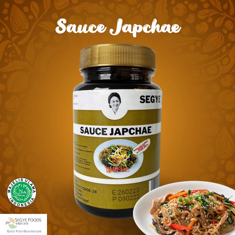 

Segye Sauce Japchae Saus Ala Korea Halal | Japchae Sauce | Bumbu untuk Japchae 300g