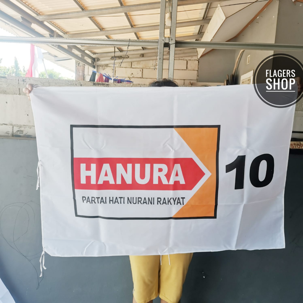 

[10 PCS] Bendera Partai Hanura 80x120 cm