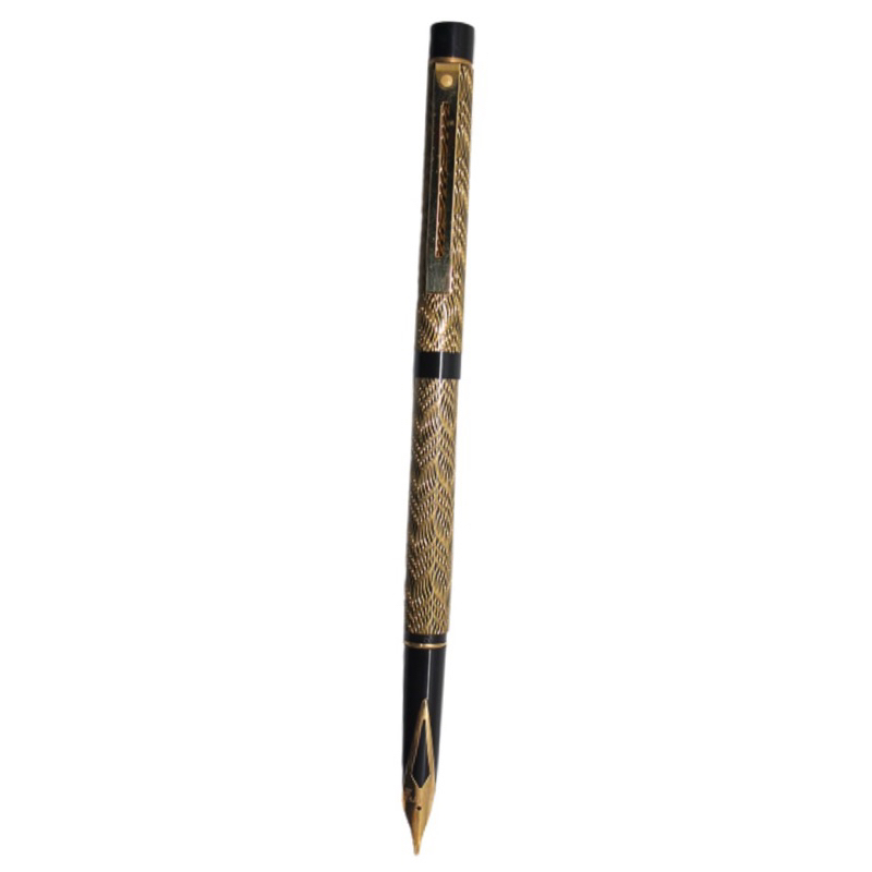 

Sheaffer® Targa Black Lacquer 23K Gold Feather Pattern Fountain Pen