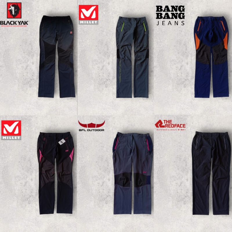 CELANA OUTDOOR/ GUNUNG/ HIKING BRAND ORIGINAL PRIA WANITA SECOND