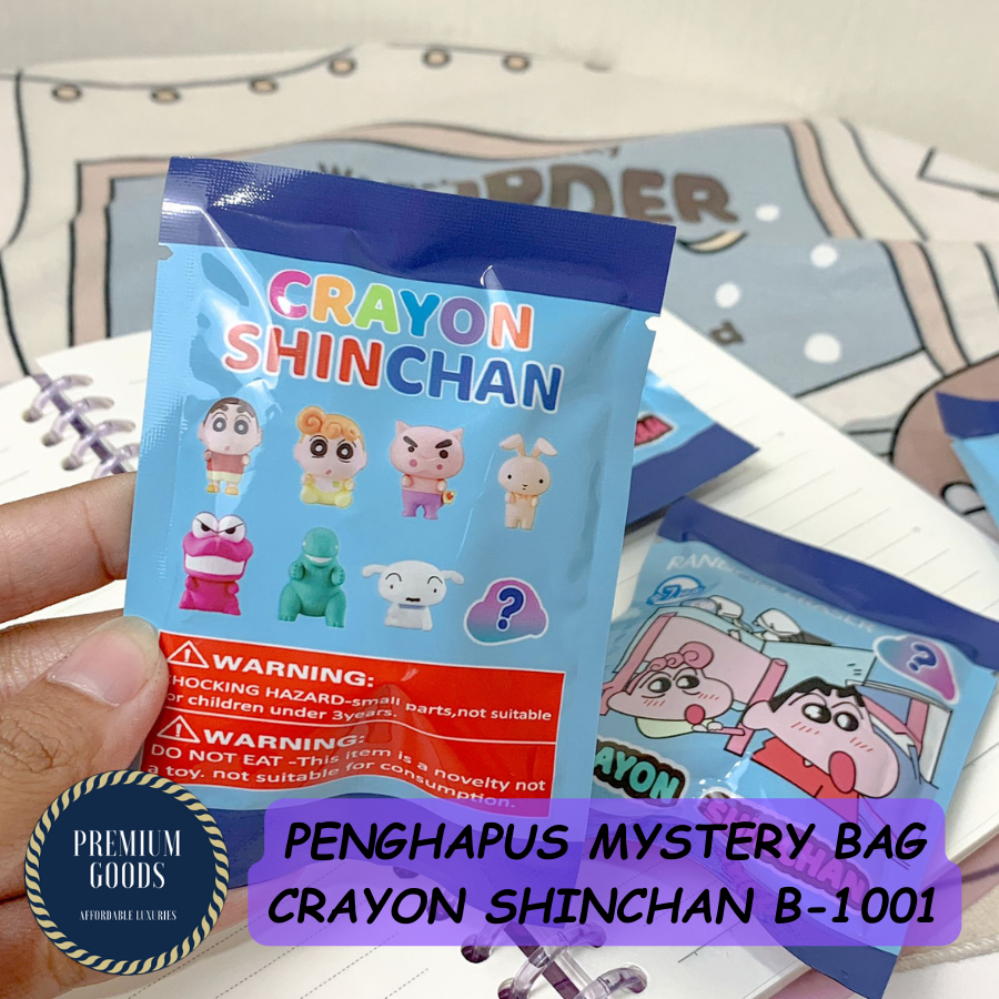 

PREMIUM !! HAPUSAN / SETIP / PENGHAPUSAN SHINCHAN RANDOM B-1001 BAG / PARODY ERASER KARTUN JEPANG SHINCHAN READY COD BISA GROSIRAN