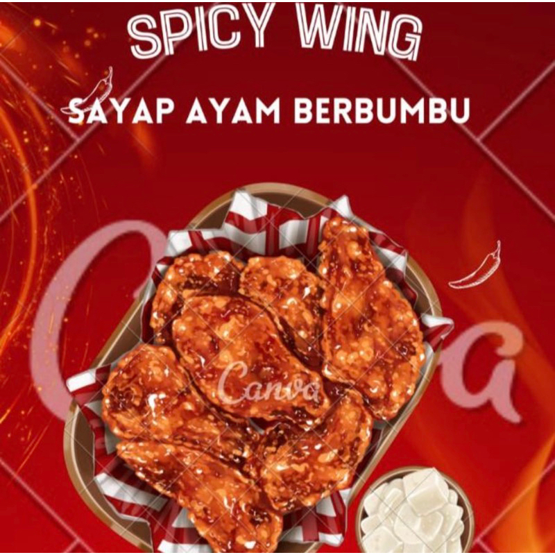 

Spicy wing mantul 500gr
