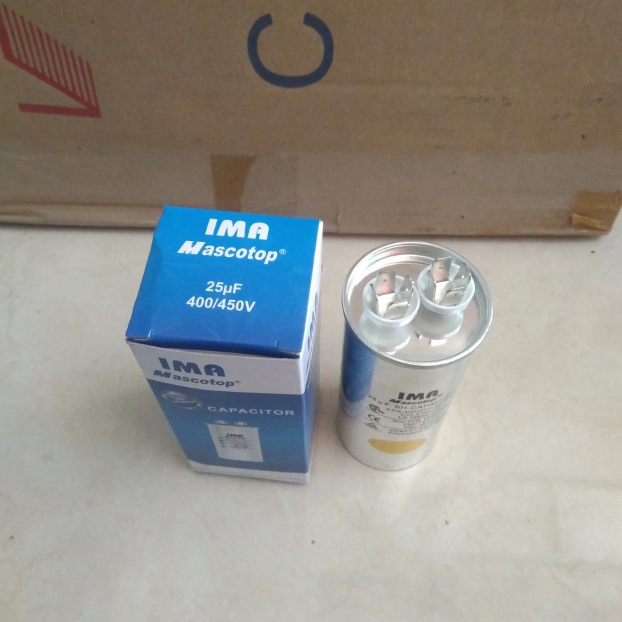 Kapasitor Capasitor AC IMA Mascotop 25uf