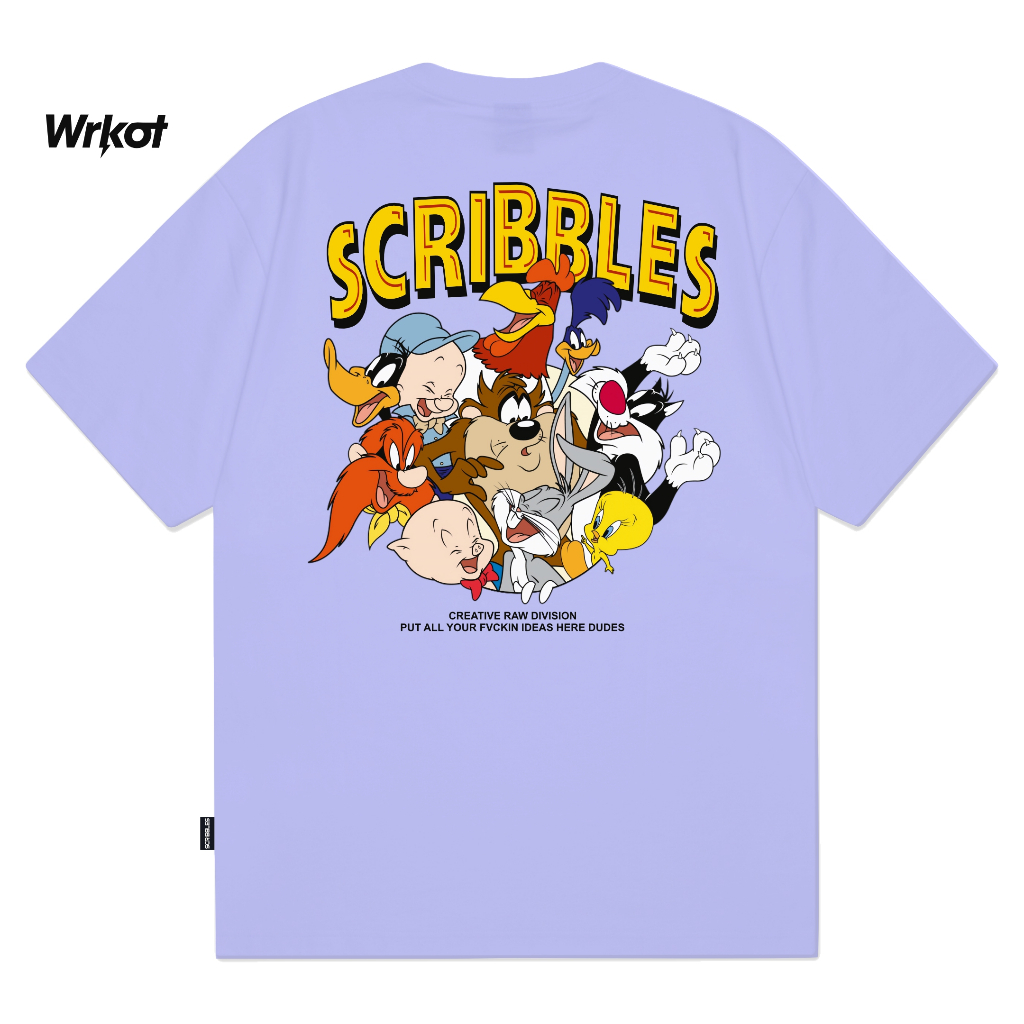 Workout Streetwear x Scribbles Baju_Kaos Distro Looney Best Seller